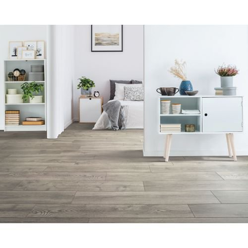 The Carpet Store providing laminate flooring for your space in Oklahoma City, OK - Rivercrest-Windsmoke Oak